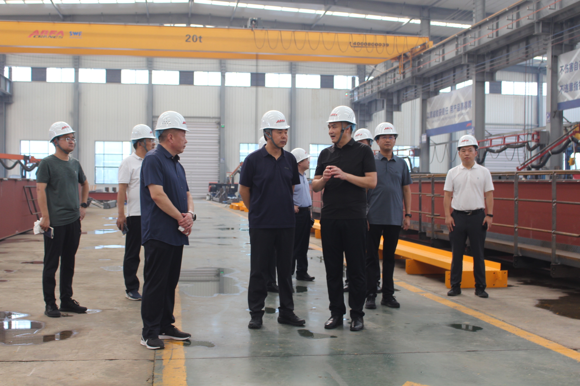 长垣市市委书记范文卿莅临阿尔法公司调研